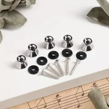 Замки-фиксаторы для гитарного ремня Music Life, 5 шт.