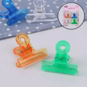 Зажимы для кроя, 3,7 см, 4 шт, цвет МИКС