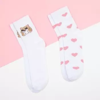 Набор женских носков KAFTAN "For you" 2 пары, размер 36-39 (23-25 см)