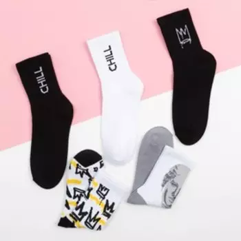 Носки женские KAFTAN «Расслабься», набор 5 пар, р-р 36-39 (23-25 см)