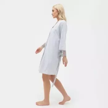 Набор женский (халат, сорочка) KAFTAN, р. 44-46, серый