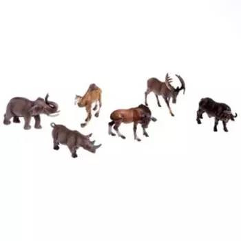 Набор животных «Дикие», 12 штук