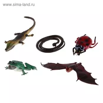 Набор животных «Пресмыкающиеся», 5 фигурок