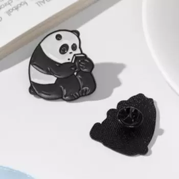 Набор значков (2шт) "Медведи", цветной