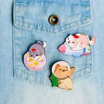 Набор значков «Новый год - новый полёт», 3 шт