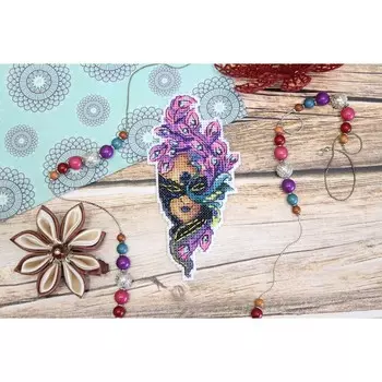 Наборы для вышивания «Маска павлин»