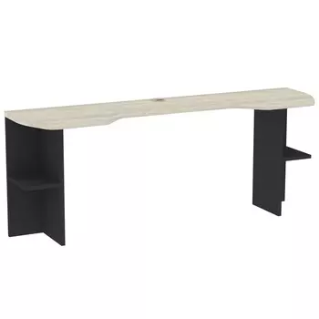 Надстройка для стола Aurelio 85, 1350350532 мм, цвет антрацит/блеквуд сатиновый