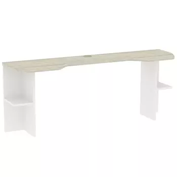 Надстройка для стола Aurelio 85, 1350350532 мм, цвет белая/блеквуд сатиновый