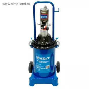 Нагнетатель густой смазки AE&T HG-68212, пневматический, резервуар 12кг, 300-400бар