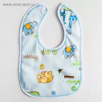 Нагрудник/слюнявчик для кормления на кнопке, МИКС