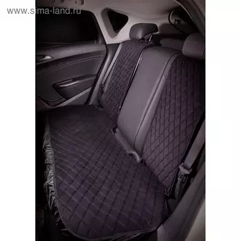 Накидка "Алькантара", задняя 3 предмета, черная