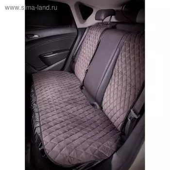 Накидка "Алькантара", задняя 3 предмета, серая