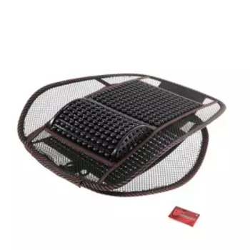 Накидка-массажёр на сиденье TORSO, 12347 см, с поясничной опорой, коричневый