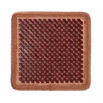 Массажная накидка на сиденье Novad Bright, бамбуковые пластины, коричневый, 4244 см