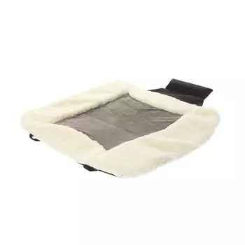 Накидка на сиденье МАТЕХ ALASKA LINE, мех, 4852 см, белый, серый