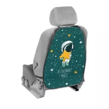 Накидка-незапинайка, 46х62 см, космос, зеленый