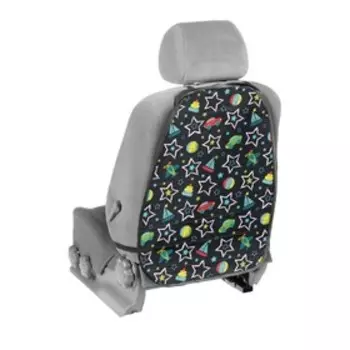 Накидка-незапинайка, 46х62 см, узор, черный