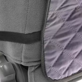 Накидка-незапинайка на спинку, оксфорд, ромб, серый, 6040 см