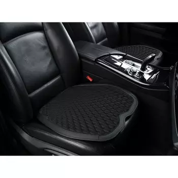 Накидка Relax Mini, дышащая ткань ice silk, формаванный гель, передние сиденья, чёрный/чёрный 1026