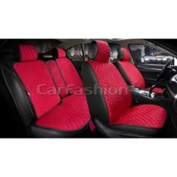 Накидки DERBY, красно-черные, комплект