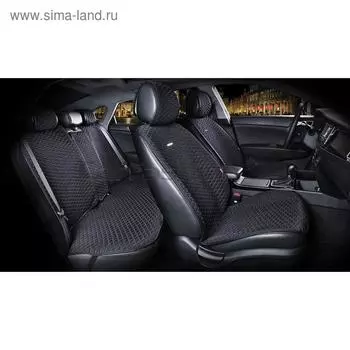 Накидки Palermo Plus, 3D, текстиль, черный/синий