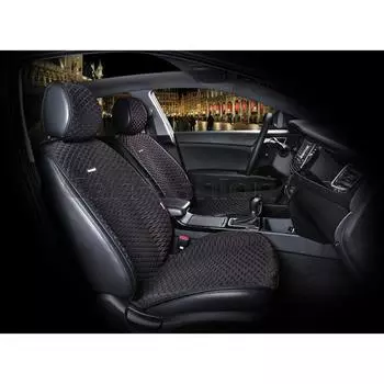 Накидки Palermo, текстиль, черный/оранжевый