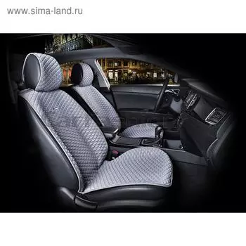 Накидки Palermo, текстиль, серый/светло-серый