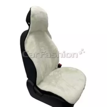 Накидки "SHEEP FRONT", искусственный мех, 2 шт., белый