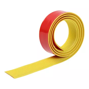 Противоскользящая накладка прямая TAKE IT EASY, самоклеющаяся, с полосами, 100030 мм, цвет жёлтый