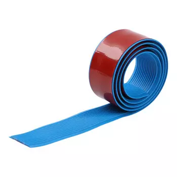 Противоскользящая накладка прямая TAKE IT EASY, самоклеющаяся, с полосами, 100040 мм, цвет синий