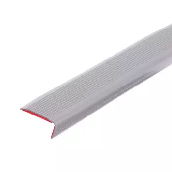 Противоскользящая накладка угловая TAKE IT EASY, самоклеющаяся, с полосами, 100050 мм, цвет серый