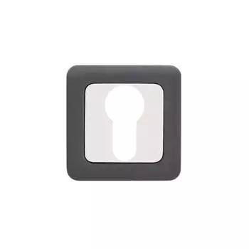 Накладка для ц/м АЛЛЮР АРТ ET-S1 MBN/CP(4242), цвет графит, хром