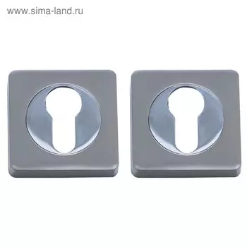 Накладка дверная MARLOK A52-CL, цвет никель/хром