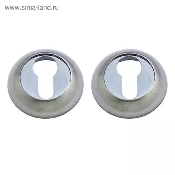 Накладка дверная MARLOK A54-CL, цвет никель/хром