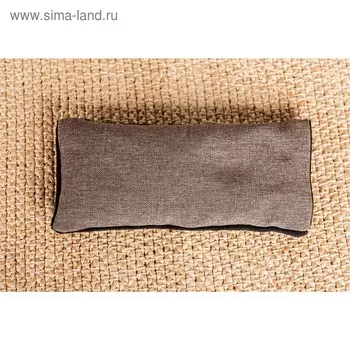 Накладка на глаза «Йога», прямая, цвет коричневый