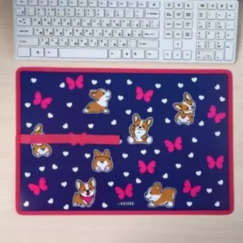 Накладка на стол пластиковая deVENTE Corgi А3, 430 х 290 мм, синий