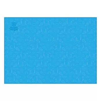 Клеёнка настольная для занятий творчеством ПВХ (складная), 700 х 500 мм, Мульти-Пульти "Лазурь"