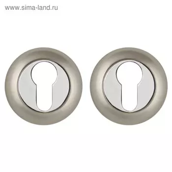 Накладка под цилиндр Punto ET TL SN/CP-3, цвет матовый хром/хром