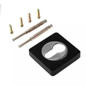 Накладка RENZ ET 02 квадр. MBN/CP для ц/м, цвет никель