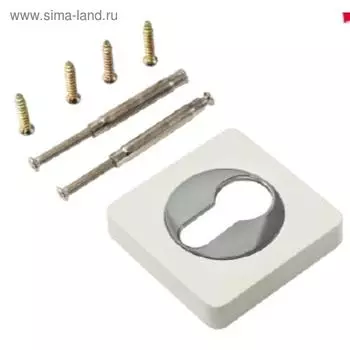 Накладка RENZ ET 02 квадр. MSW/CP для ц/м, цвет хром