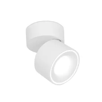 Накладной поворотный светодиодный светильник Ambrella light, 75x75x83 мм, цвет белый
