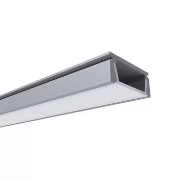 Накладной профиль Apeyron Electrics для светодиодной ленты, алюминий, рассеиватель, 1 м