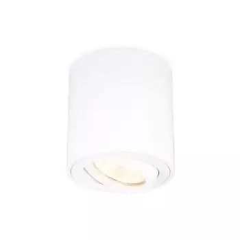 Накладной точечный поворотный Светильник Ambrella light GU5.3/LED max 12 Вт, 80x80x84 мм, цвет белый