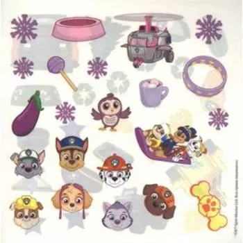 Наклей и раскрась по номерам «Три Кота»