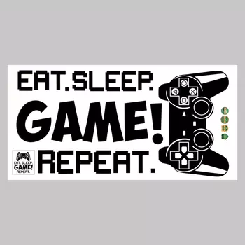 Интерьерная наклейка 3Д TAKE IT EASY «Геймер», 5830 см