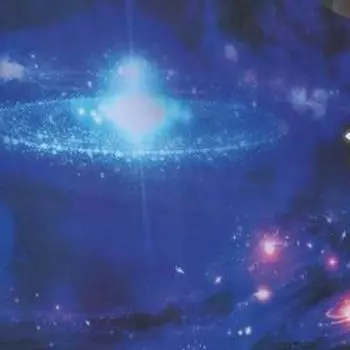 Наклейка 3Д интерьерная Космос 90*60см