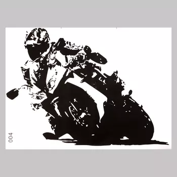 Интерьерная наклейка 3Д TAKE IT EASY «Мото», 8158 см