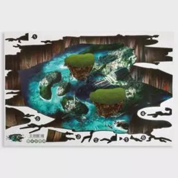 Интерьерная наклейка 3Д TAKE IT EASY «Пропасть», 9060 см