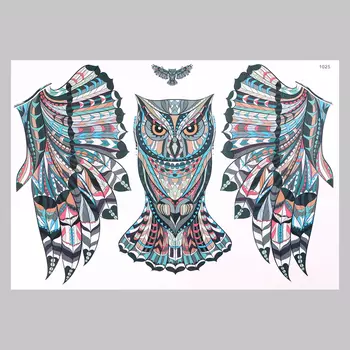 Интерьерная наклейка 3Д TAKE IT EASY «Сова мандала», 7845 см