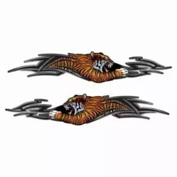 Наклейка брызги "Тату-Тигр", 37,5 х 7,5 см